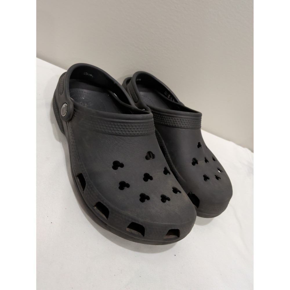 Crocs Disney Parks Mickey Mouse Clogs Black Unisex Womens 8 Mens 6